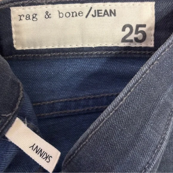 Rag & Bone Skinny Gray Jeans in Croxley Stretch size 25 - Picture 8 of 14